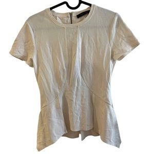 BCBG Maxazria Scarlet top Gardenia full back zipper sz XXS